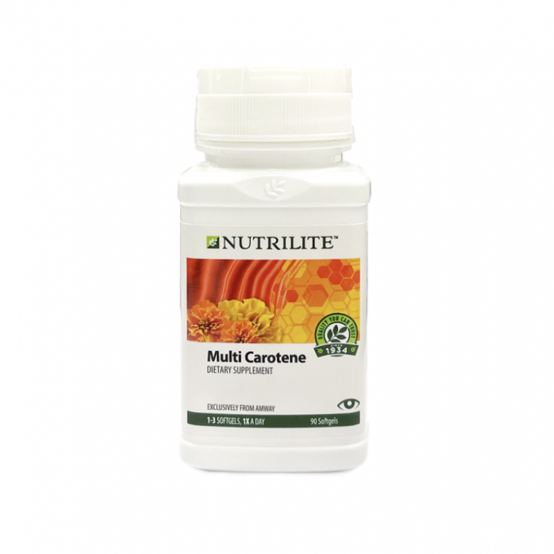 117304 Amway * Nutrilite Multi Carotene bổ sung carotenoid, người có thị lực kém, khô mắt do thiếu vitamin A.90 viên.Xuất xứ: Mỹ.